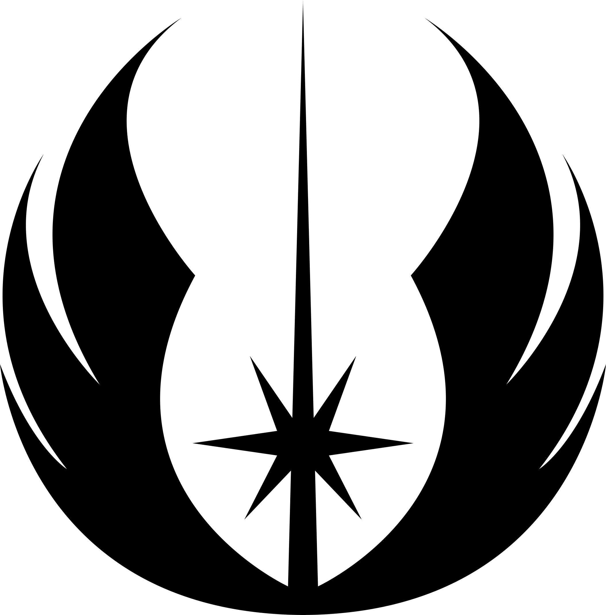 Brand Jedi Order Contour Svg Vector Free Vectors